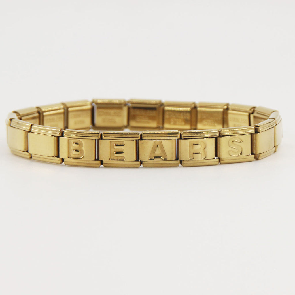 Chicago Bears Italian Charm Bracelet – Perfect Valentine’s Day, Holiday & Any Occasion Gift for Fans