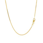 14k Yellow Gold Gourmette Chain 1.5mm