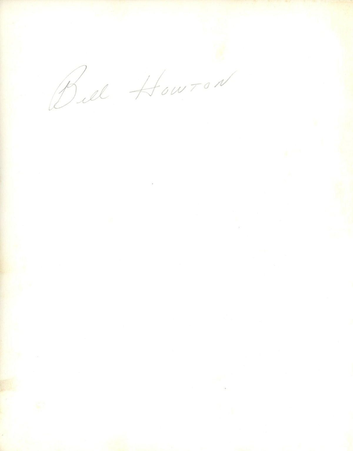 Bill Howton Rice University 1952 All Star Vintage Original 8x10 B/W Photo 153521