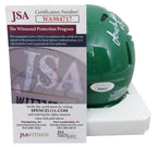 Jordan Mailata Autographed Mini Kelly Green Football Helmet Eagles JSA 183545