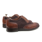 Ceviz Scala Suede + Leather Wingtip // Walnut