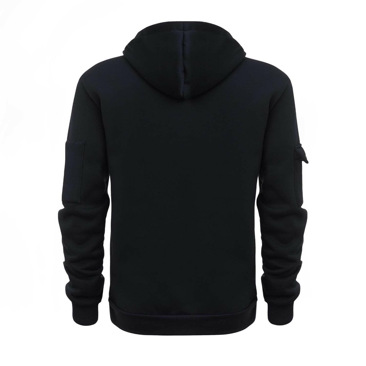 Utility Fleece Hoodie // Black