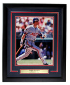 Larry Walker HOF Autographed 11x14 Photo Montreal Expos Framed Beckett