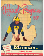 Vintage 11/21/1953 Michigan vs Ohio State Football Program - The Game 188734