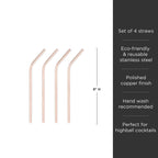 Summit Cocktail Straws Set of 4
