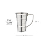 Harrison Stainless Steel Stepped Jigger
