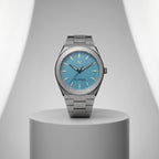 NCMPRBL Elevate Link Denim Blue Swiss Movement Watch 42MM