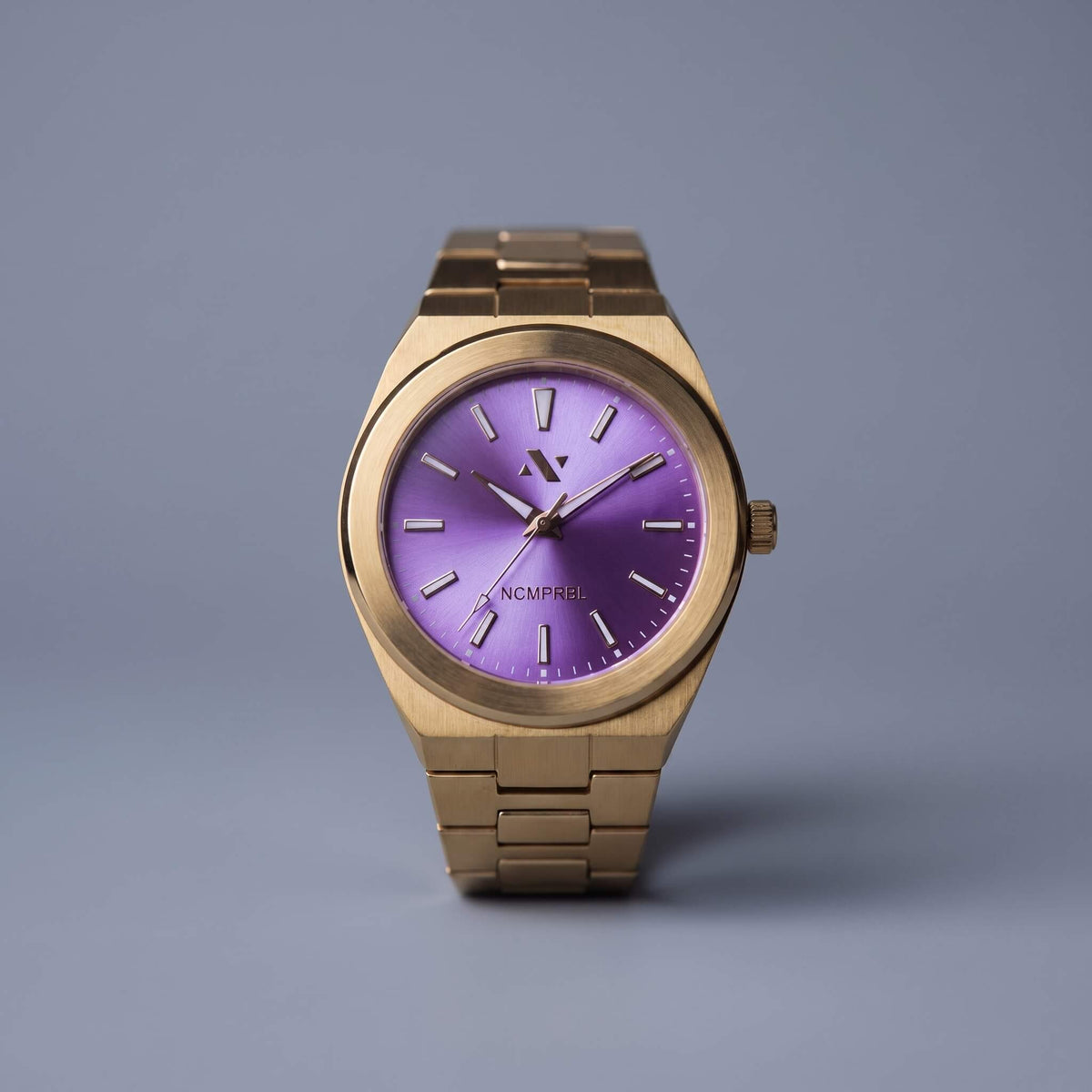 NCMPRBL Elevate Link Peri Swiss Quartz Gold Watch 42mm