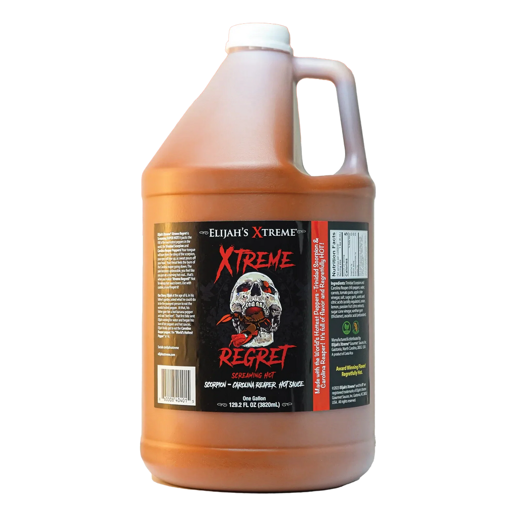 Xtreme Regret Hot Sauce Gallon (128oz)
