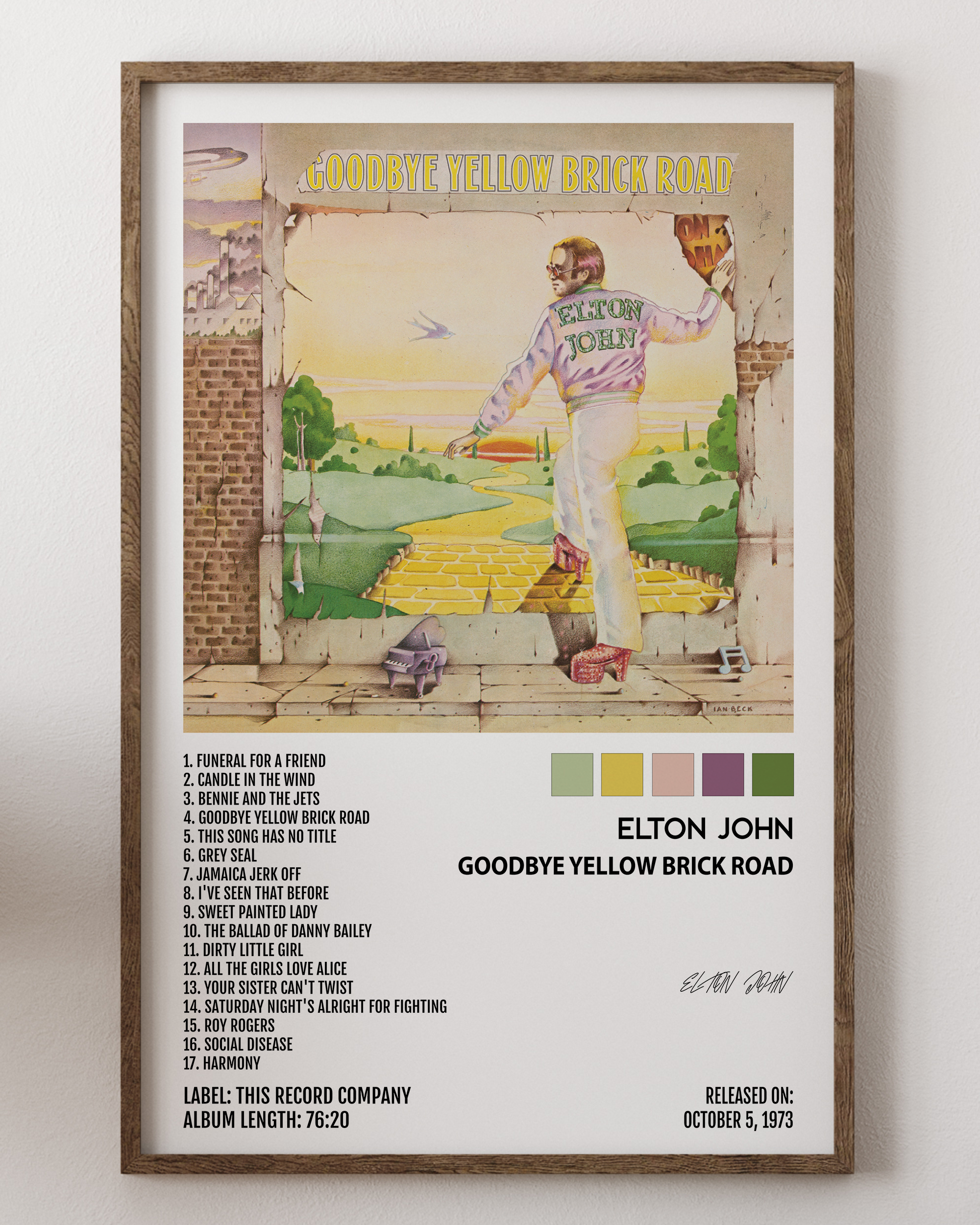 Elton John- Goodbye Yellow Brick Road