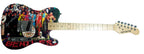 Beatles Producer Geoff Emerick Signed Autographed Custom Graphics Photo Guitar