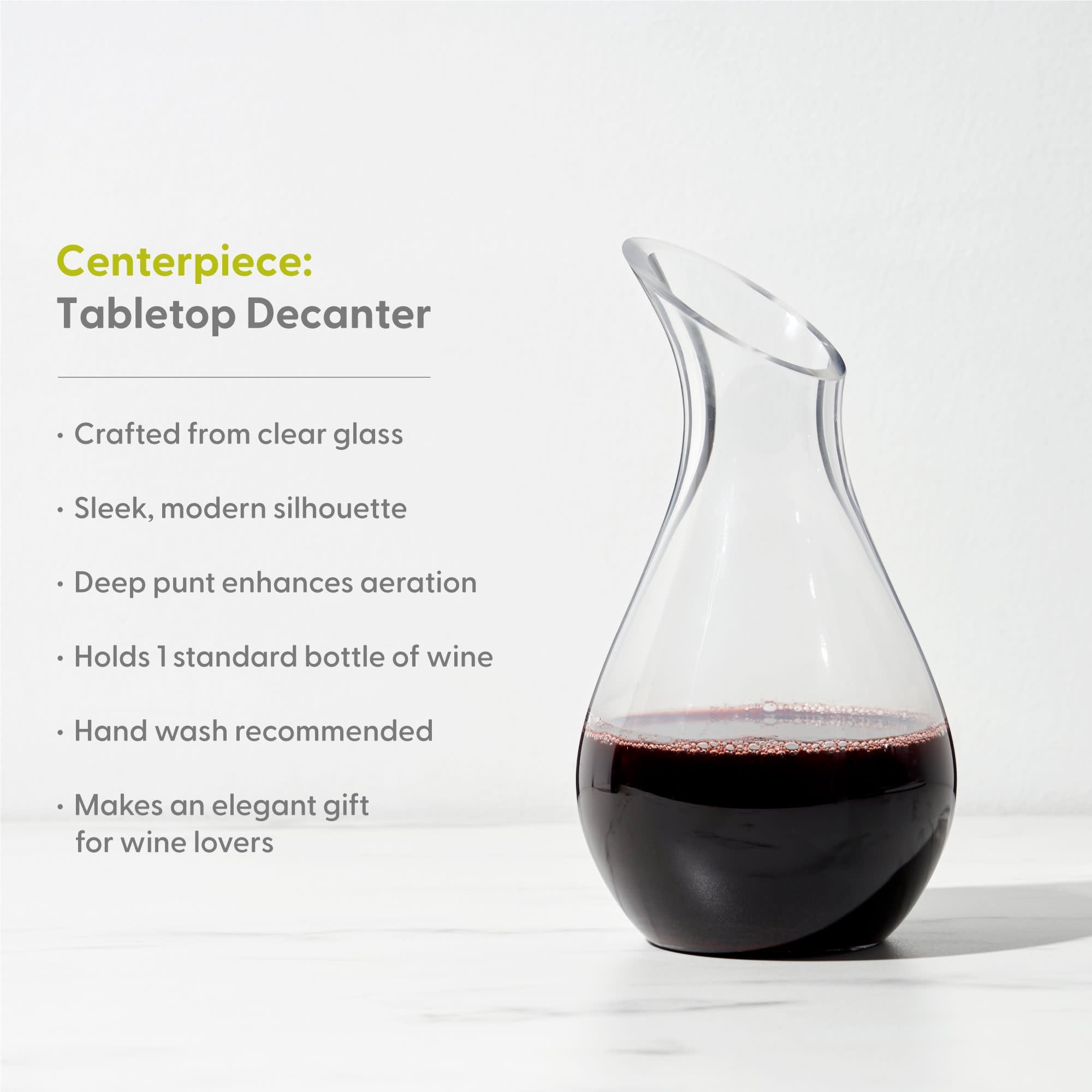 Centerpiece Tabletop Decanter