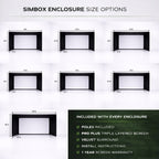 SimBox Golf Simulator Enclosure - 7 sizes available