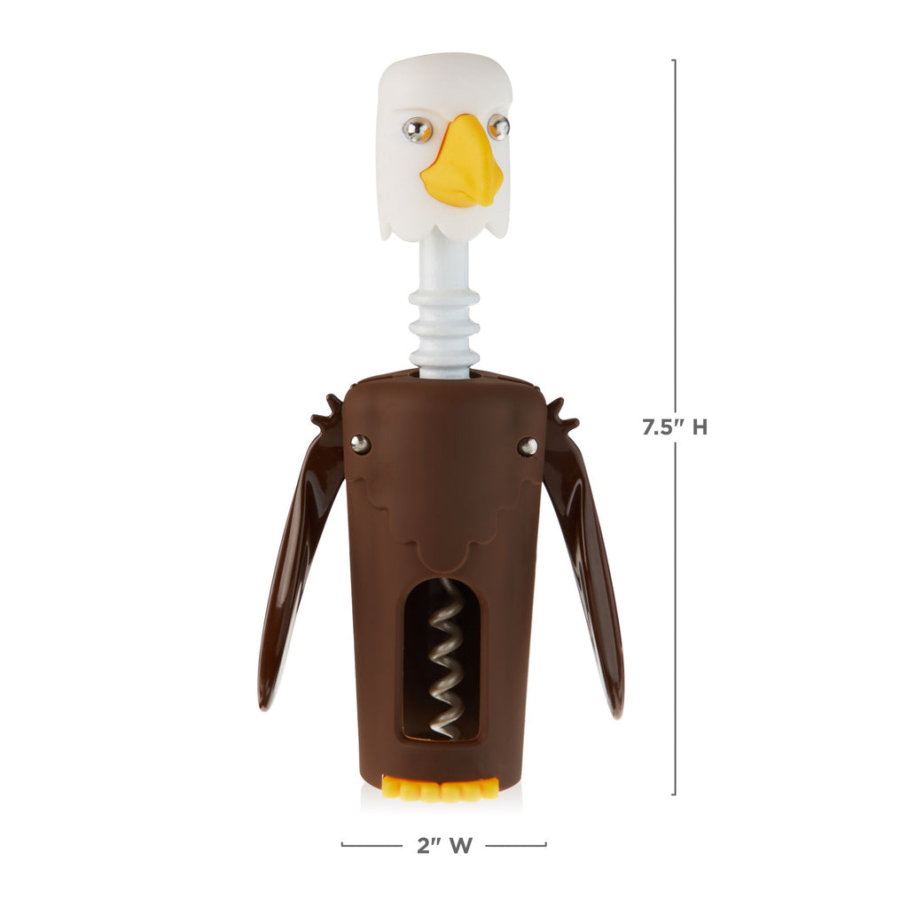 TrueZoo Baldwin Bald Eagle Winged Corkscrew