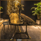 Hexagon Resin Dining Table
