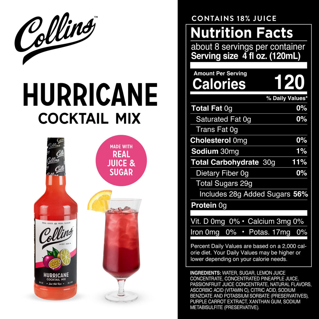 Hurricane Cocktail Mix 32 oz