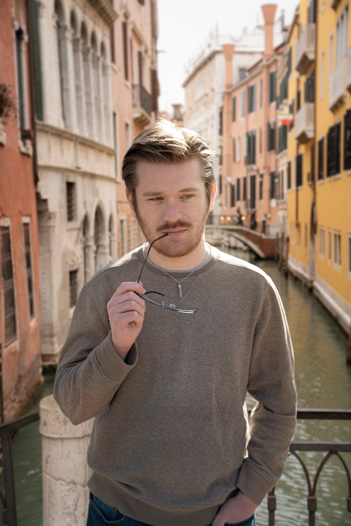 Venice Brick Vial Pendant