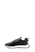 Men's Black Performance Sneakers with Cushioned Sole - Wessi