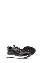 Men's Black Performance Sneakers with Cushioned Sole - Wessi