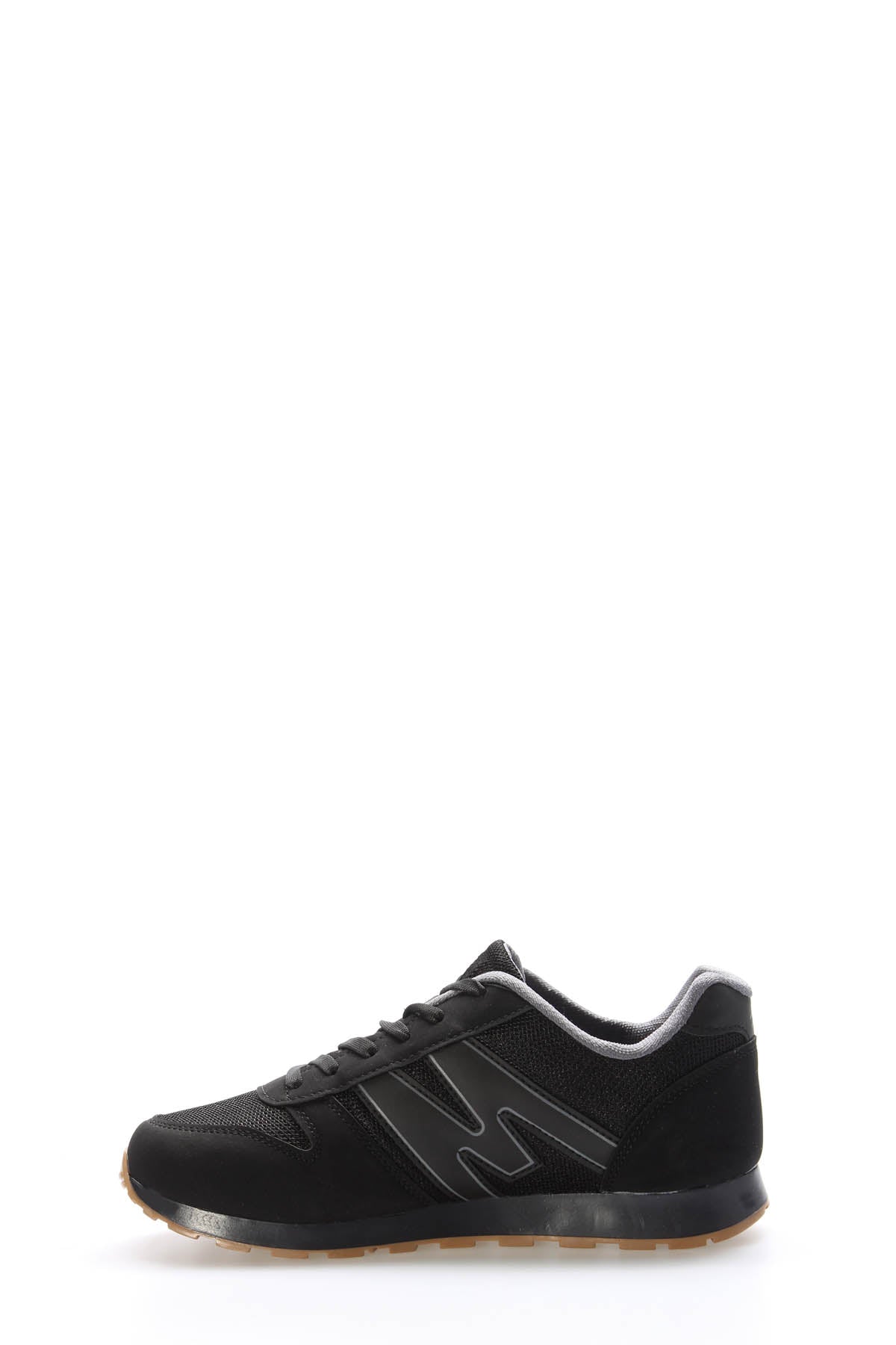 Black Panelled Sport Sneakers for Men | Wessi