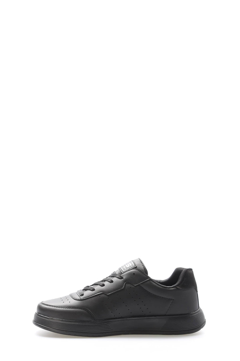 Black Perforated Panel Sneakers for Men | Wessi