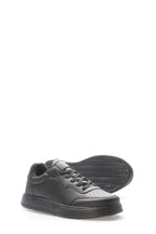Black Perforated Panel Sneakers for Men | Wessi
