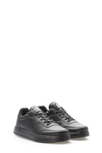 Black Perforated Panel Sneakers for Men | Wessi