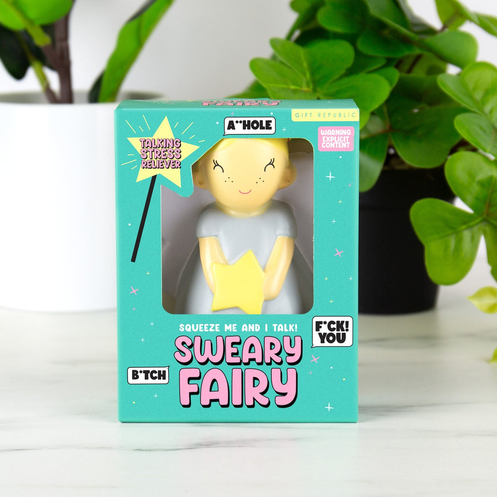 Sweary Fairy – Funny Cursing Stress Toy for Adults | Profanity Sound Gag Gift😇