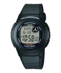 Casio Men's Classic Digital Watch with Black Resin Band - F-200W-1AV