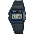 Casio Men's Classic Digital Black Resin Alarm Chronograph Watch - F-91W-1X
