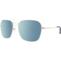Mount Evans Polarized Sunglasses // Gold + Sky Blue