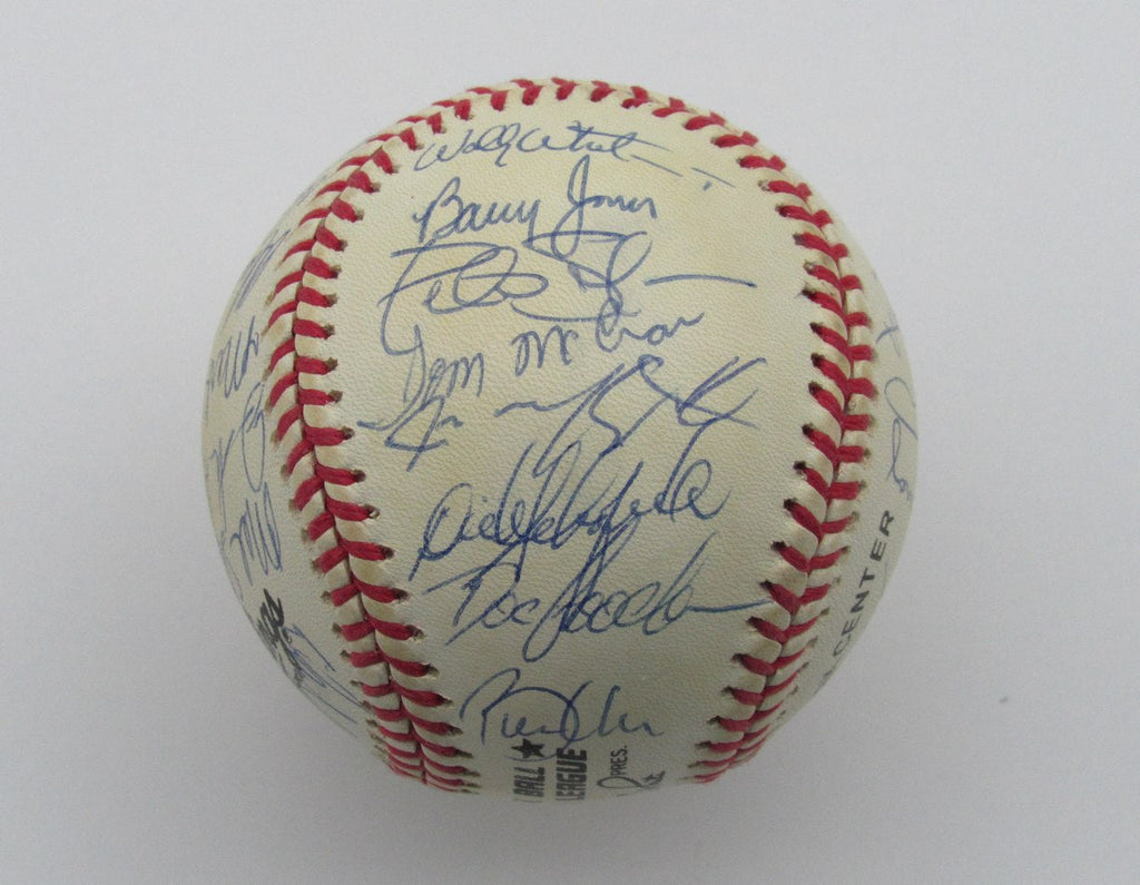 1992 New York Mets Team Signed by 30 Players ONL Baseball Gooden Cone 185521