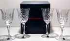 Waterford Crystal CASTLES OF IRELAND Set of 4 White Wine Glasses 7"