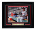 Chase Utley Autographed 11x14 Photo Philadelphia Phillies Framed JSA