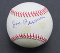 JIm Brosnan Reds/Author Signed/Autogrpahed  Rawlings OML Baseball JSA 189861