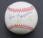 JIm Brosnan Reds/Author Signed/Autogrpahed  Rawlings OML Baseball JSA 189861