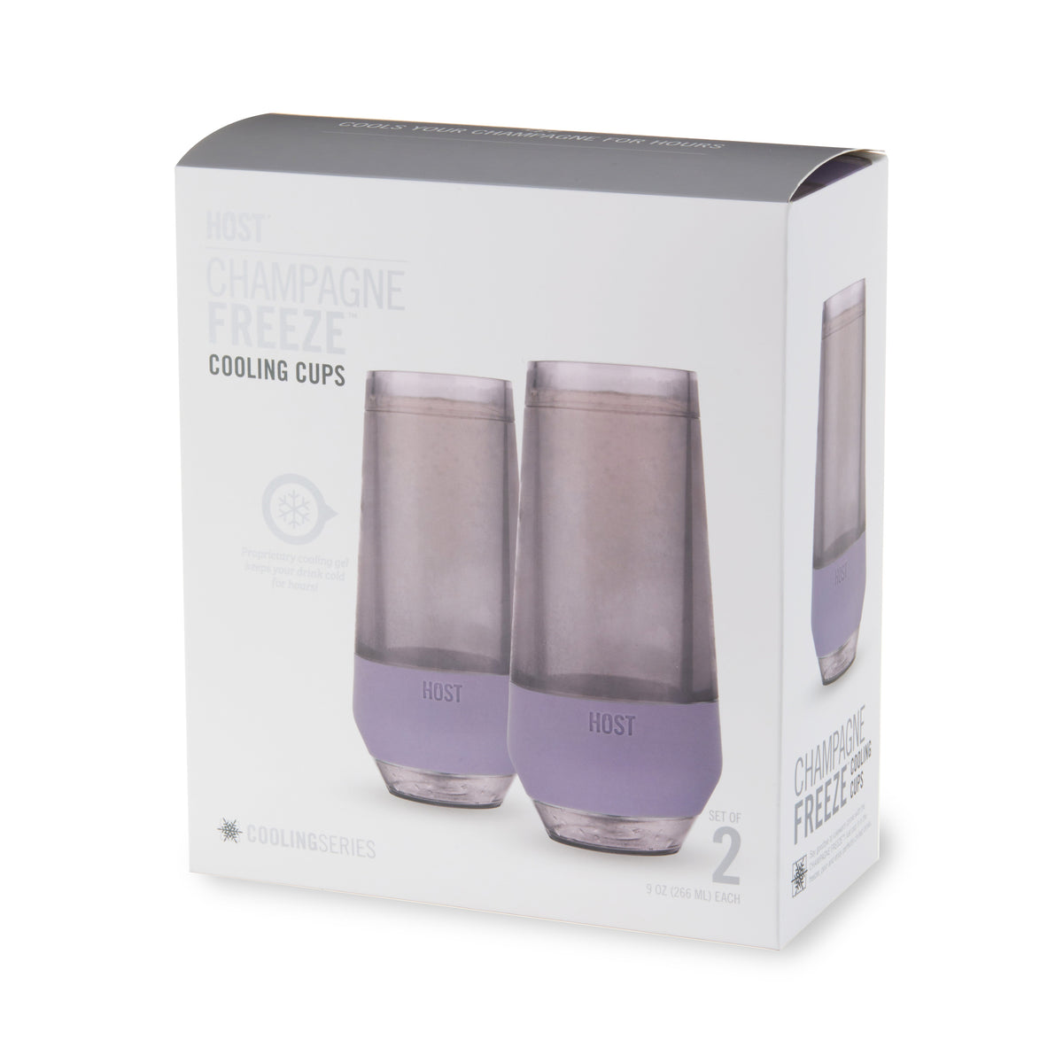 Champagne FREEZE™ in Deep Lilac, Set of 2