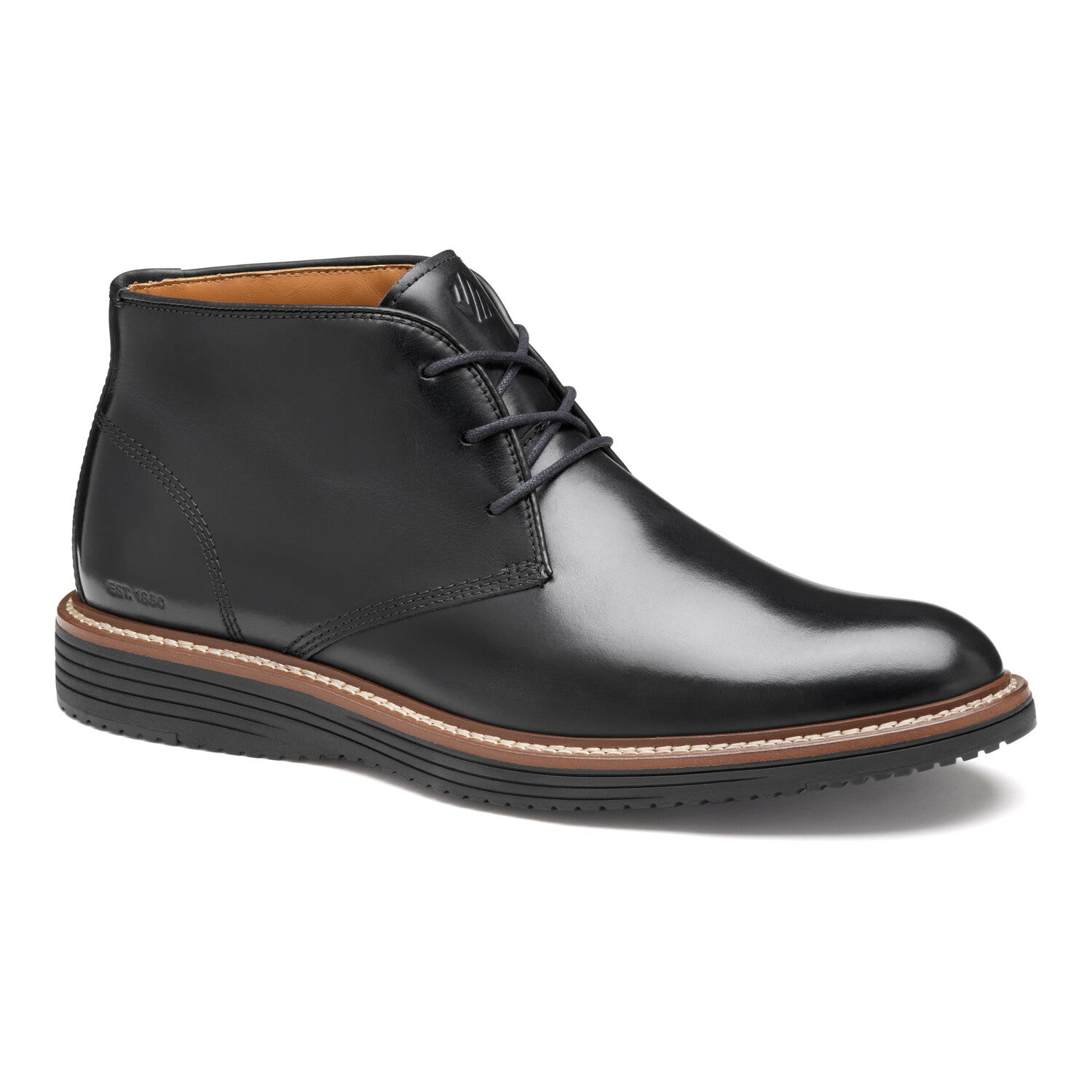 Leather Upton Chukka Boots // Black