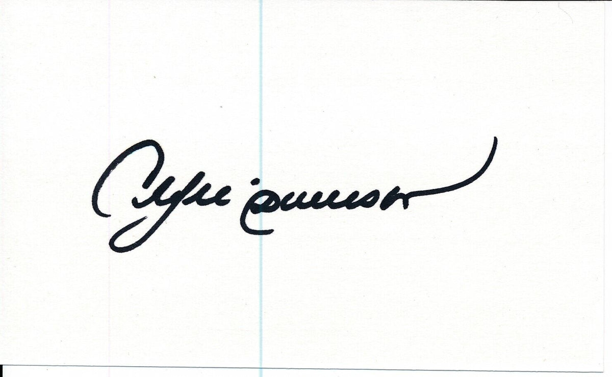 Andre Dawson HOF Montreal Expos Signed/Autographed 3x5 Index Card 163941