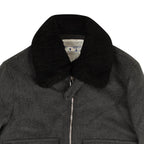 Gray Logo Pivot Aviator Jacket