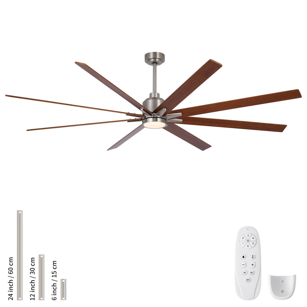 Oversized Large Ceiling Fan, 8 Blades