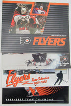 Lot of 5 Vintage 1980's-90's Philadelphia Flyers Calendars 86/87/88/89/91 157807