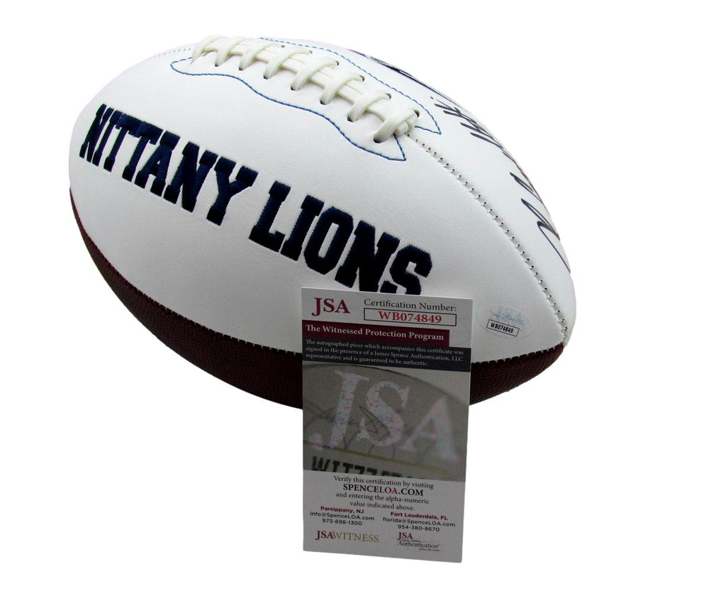 John Cappelletti Autographed/Inscr Penn State Logo Football JSA 184706