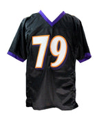Ronnie Stanley Autographed Baltimore Ravens Custom Jersey JSA 186824