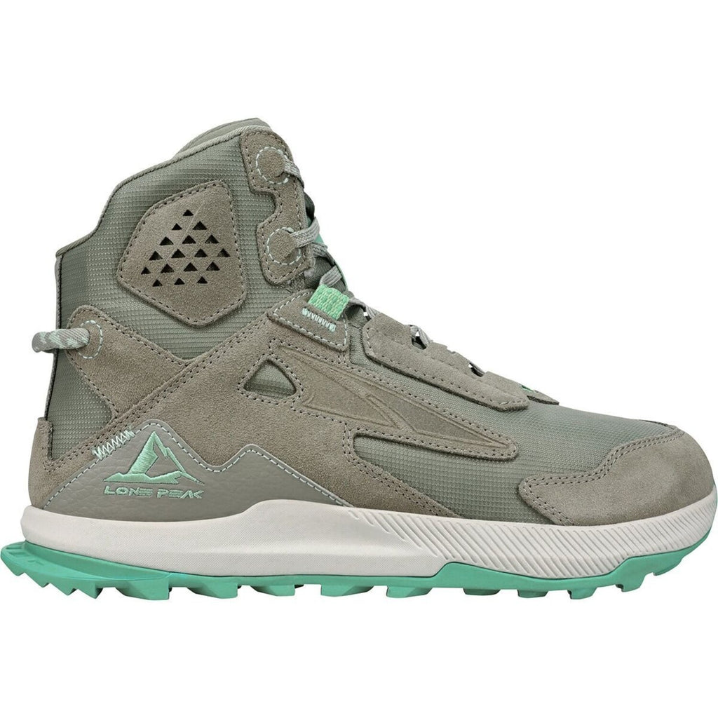 Altra // Women's // Lone Peak Hiker 2 Boot // Gray + Green
