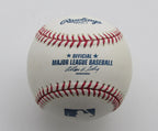 Justin Masterson Autographed OML Baseball Cleveland Indians 180073