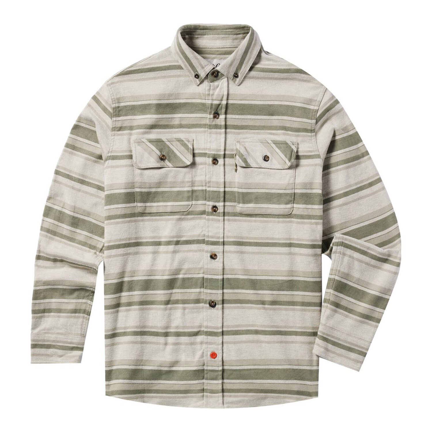 Duck Camp // Men's // Camp Shirt // Sanddollar Stripe