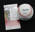 Steve Whitaker Signed/Auto Yankees 100th OML Baseball JSA Inscr  186832