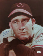 Bob Lemon HOF Cleveland Indians Signed/Inscribed 11x14 Photo JSA 164964