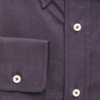 Mike Regular Button-Down Shirt // Black + Bordeaux